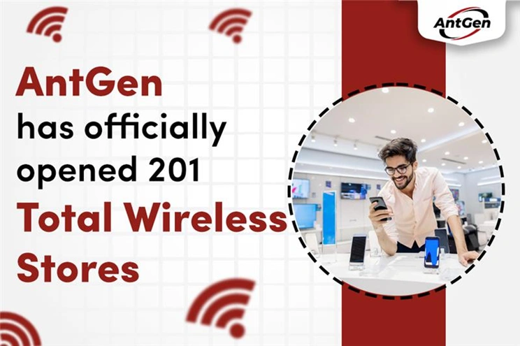 AntGen has officially opened 201 Total Wireless Stores